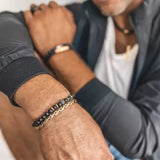 Bransoletka ze stali szlachetnej splot lisi ogon