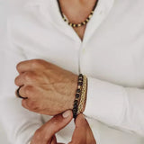 Bransoletka ze stali szlachetnej splot garibaldi