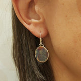 Kolczyki artystyczne małe owalne Dorian Grabowski