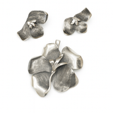 Zawieszka srebrna rodowana ORCHIDEA