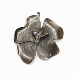 Zawieszka srebrna rodowana ORCHIDEA