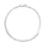 Srebrna bransoletka taśma