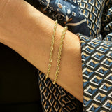 Bransoletka złota skręcana korda