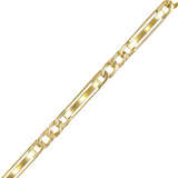 Bransoletka złota  masywna z ozdobnymi ogniwami