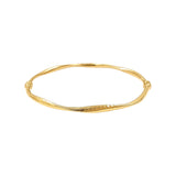 Bransoletka złota sztywna skręcona