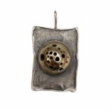 Zawieszka artystyczna półkula na blaszce Dorian Grabowski