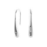 Kolczyki srebrne wiszące z cyrkoniami sople