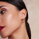 Złote szerokie dmuchane koła skręcane