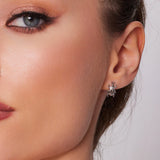 Kolczyki srebrne skarabeusz