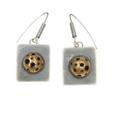 Kolczyki artystyczne półkule Dorian Grabowski