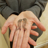 Kolczyki artystyczne wielokolorowe skrzydła Dorian Grabowski