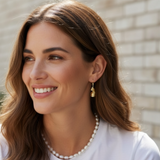 Kolczyki złote skręcane blaszki