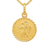 Medalik złoty Św. Krzysztof