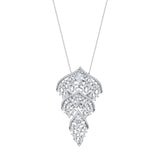 Srebrny naszyjnik z krawatka z cyrkoniami