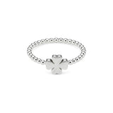 Pierścionek srebrny koniczyną