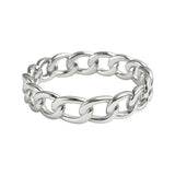 Pierścionek srebrny obrączkowy pancerka