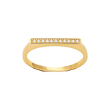 Pierścionek złoty nowoczesna forma