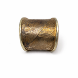 Pierścionek artystyczny złoty liść Dorian Grabowski