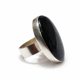 Pierścionek artystyczny labradoryt Dorian Grabowski