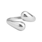 Pierścionek srebrny  gładki