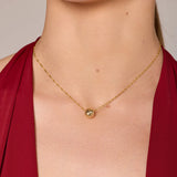 Zawieszka złota kulka grawerowana