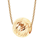 Zawieszka złota kulka grawerowana