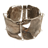 Bransoletka artystyczna złoty liść Dorian Grabowski