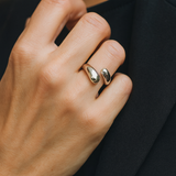 Pierścionek srebrny  gładki