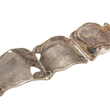 Bransoletka artystyczna złoty liść Dorian Grabowski