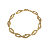 Bransoletka złota diamentowana