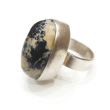 Pierścionek artystyczny z agatem Dorian Grabowski