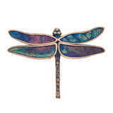Zawieszka artystyczna fioletowo niebieska ważka Dorian
