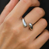 Pierścionek srebrny  gładki