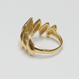 Pierścionek złoty płomienie