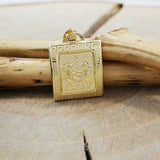 Zawieszka złota znak zodiaku bliźnięta