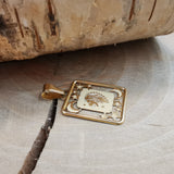 Zawieszka złota znak zodiaku lew