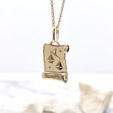 Zawieszka złota znak zodiaku Waga